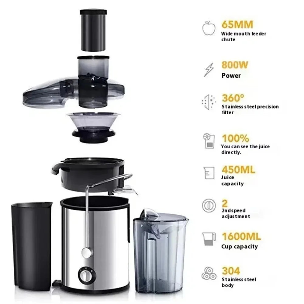 Juicezo 800W Centrifugal Power Juicer