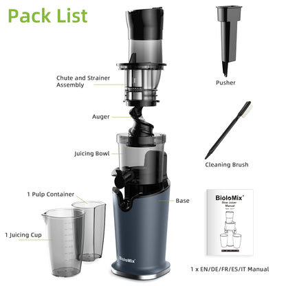 Juicezo Cold Press Slow Juicer 200W