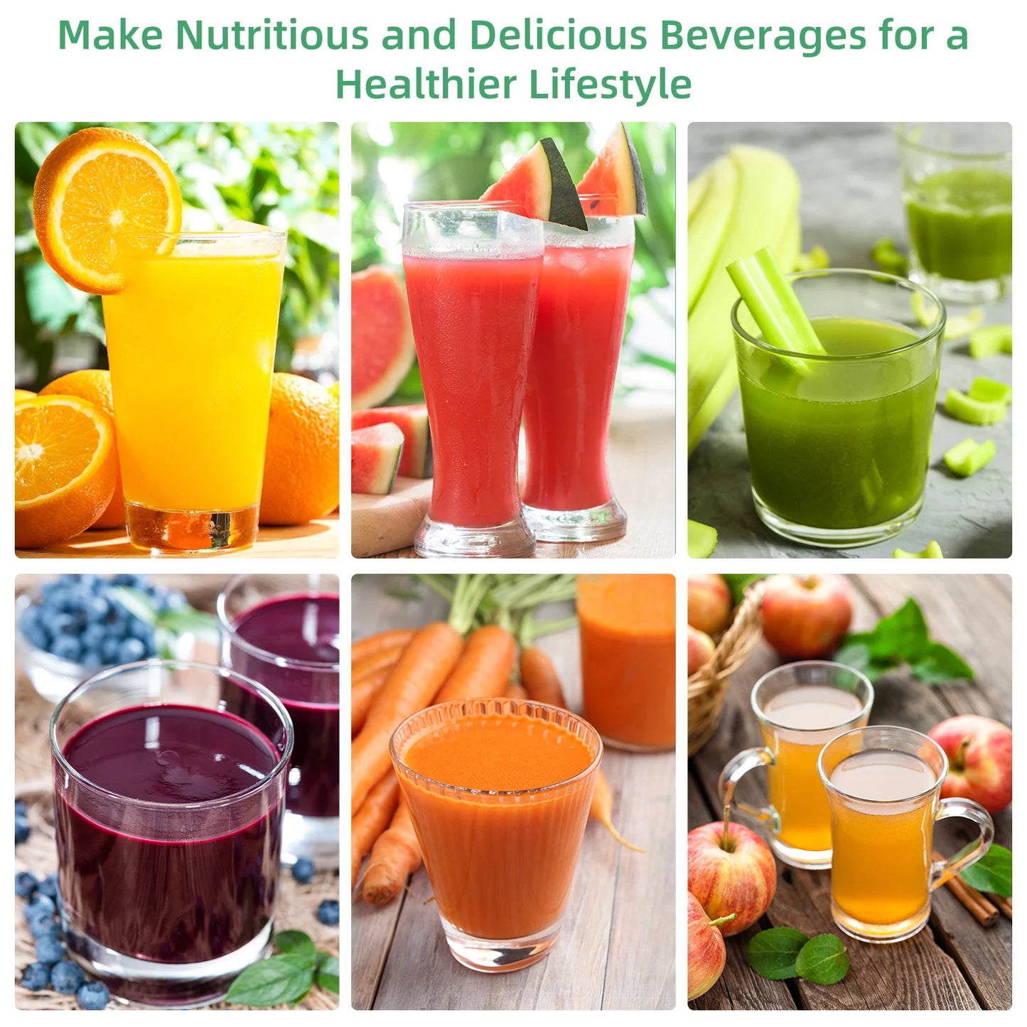 Juicezo Cold Press Slow Juicer 200W